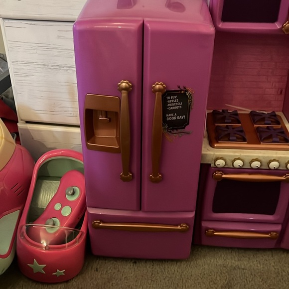 Pink Toy Kitchen Set - Picture 3 of 11
